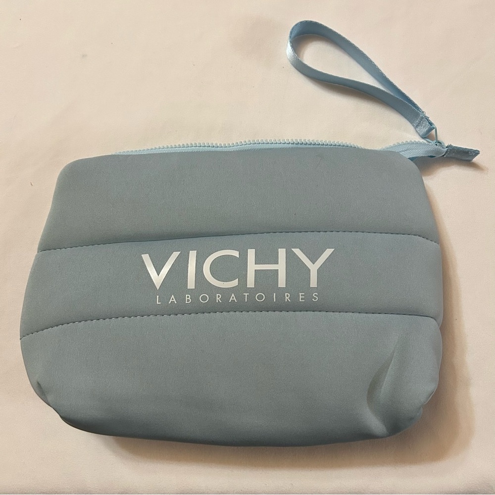 Vichy Blue Cosmetic Pouch